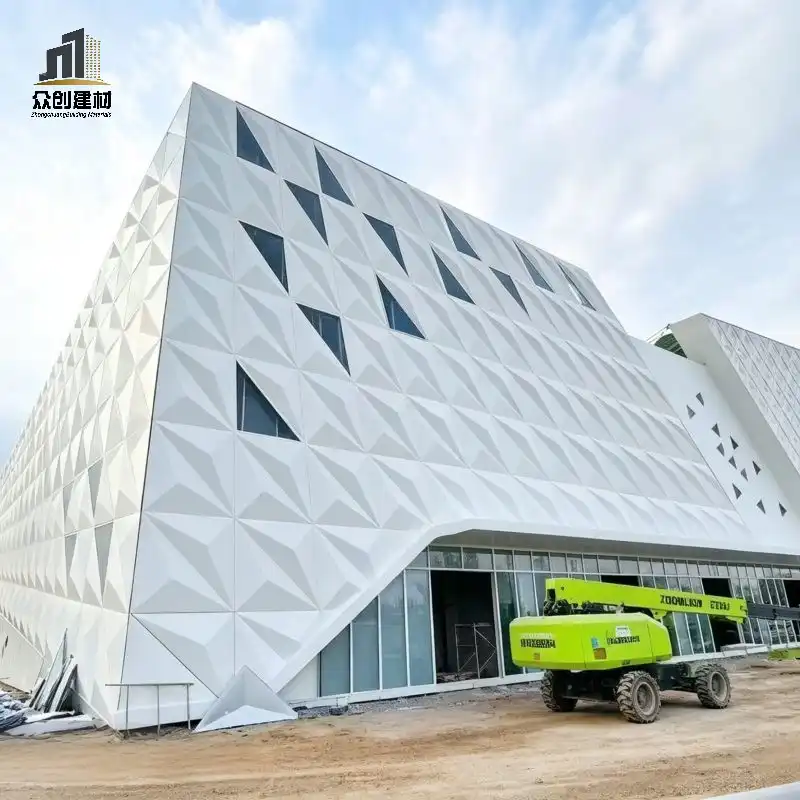 A2 Non-Combustible Folded Aluminium Cladding